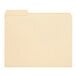 A Smead file folder with a black border and white surface.