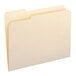 A Smead file folder with two white tabs.