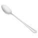 A Libbey stainless steel iced tea spoon with a silver handle.