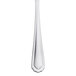 A Libbey stainless steel dessert fork with a handle.