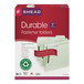 A box of Smead durable file folders with 2 fasteners.