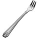 A Bon Chef stainless steel fork with a curved silver handle.