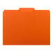 An orange Smead file folder with a white background.