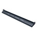 A long black Hatco curved display light with white lines on the sides.