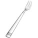 A Bon Chef stainless steel oyster/cocktail fork with a silver handle.