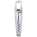 A Franmara Traveler's corkscrew with a silver metal screw in a clear plastic case.