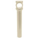 A beige plastic Franmara pocket corkscrew with a hole in it.