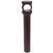 A close-up of a black Franmara plastic pocket corkscrew.