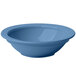 A slate blue Cambro polycarbonate fruit dish.