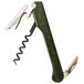A Franmara Capitano waiter's corkscrew with a greenwood handle and a black spiral.
