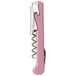 A Franmara Capitano corkscrew with a pink plastic handle and metal accents.