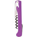 A Franmara Capitano waiter's corkscrew with a purple grape plastic handle and a silver knife.