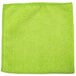 A green Unger SmartColor microfiber cloth.