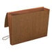 A Smead redrope legal size file wallet with a cord closure.