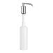 A white Noble Chemical foaming soap dispenser with a silver pump.