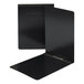 Smead 81125 8 1/2 inch x 11 inch Black Pressboard End Opening Report Cover with Prong Fastener - 2 inch Capacity, Letter