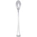 A silver Chef & Sommelier stainless steel iced tea spoon with a long handle.