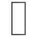A rectangular black drawer gasket measuring 28 1/2 inches by 12 3/8 inches.