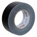 A roll of Duck Tape brand black duct tape.