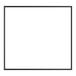 A square black door gasket measuring 25 5/8 inches by 25 7/8 inches.