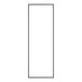 A rectangular door gasket measuring 18 3/4 inches by 53 5/8 inches.