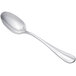 A Chef & Sommelier Renzo stainless steel teaspoon with a silver handle.