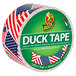 A roll of Duck Tape with the U.S.A. flag on it.