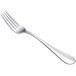 A Chef & Sommelier stainless steel dessert fork with a silver handle.