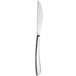 A Chef & Sommelier stainless steel dinner knife with a solid silver handle.