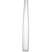 A Chef & Sommelier stainless steel dessert spoon with a white handle.