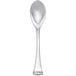 A silver Chef & Sommelier stainless steel dessert spoon.