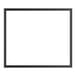 A rectangular black door gasket measuring 22 1/2 inches by 25 7/8 inches.