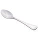 A Libbey stainless steel teaspoon with a silver handle.