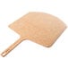 An Epicurean wooden pizza peel with a handle.