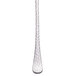 A Libbey stainless steel iced tea spoon with a black handle.