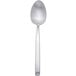 An Arcoroc stainless steel teaspoon with a silver handle.