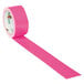 A roll of Duck Tape neon pink duct tape.