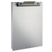 Saunders 11017 Redi-Rite 1 inch Capacity 12 inch x 8 1/2 inch Silver Recycled Aluminum Storage Clipboard