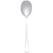 An Arcoroc stainless steel teaspoon with a silver handle on a white background.