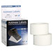 Seiko Instruments SLP2RL 1 1/8 inch x 3 1/2 inch White Self-Adhesive Printable Address Labels - 260/Box