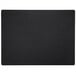 A black rectangular Epicurean cutting board with a white border.