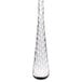 A close-up of a Libbey stainless steel medium weight cocktail fork.