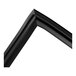 A black door gasket with a right-angle corner, measuring 25 7/8 inches by 25 7/8 inches.