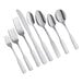 A group of Choice Bellwood stainless steel salad forks.