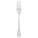 Core Midland 7 3/4 inch 18/0 Stainless Steel Medium Weight Four-Tine Dinner Fork - 12/Case