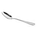 A Choice Milton stainless steel serving spoon with a handle.