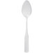 Core Bellwood 7 1/4 inch 18/0 Stainless Steel Medium Weight Dessert Spoon - 12/Case