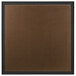 A square brown board with a black frame.