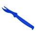A blue plastic Choice Seafood Sheller with a logo on it.