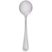 Core Milton 6 1/8 inch 18/0 Stainless Steel Medium Weight Bouillon Spoon - 12/Case